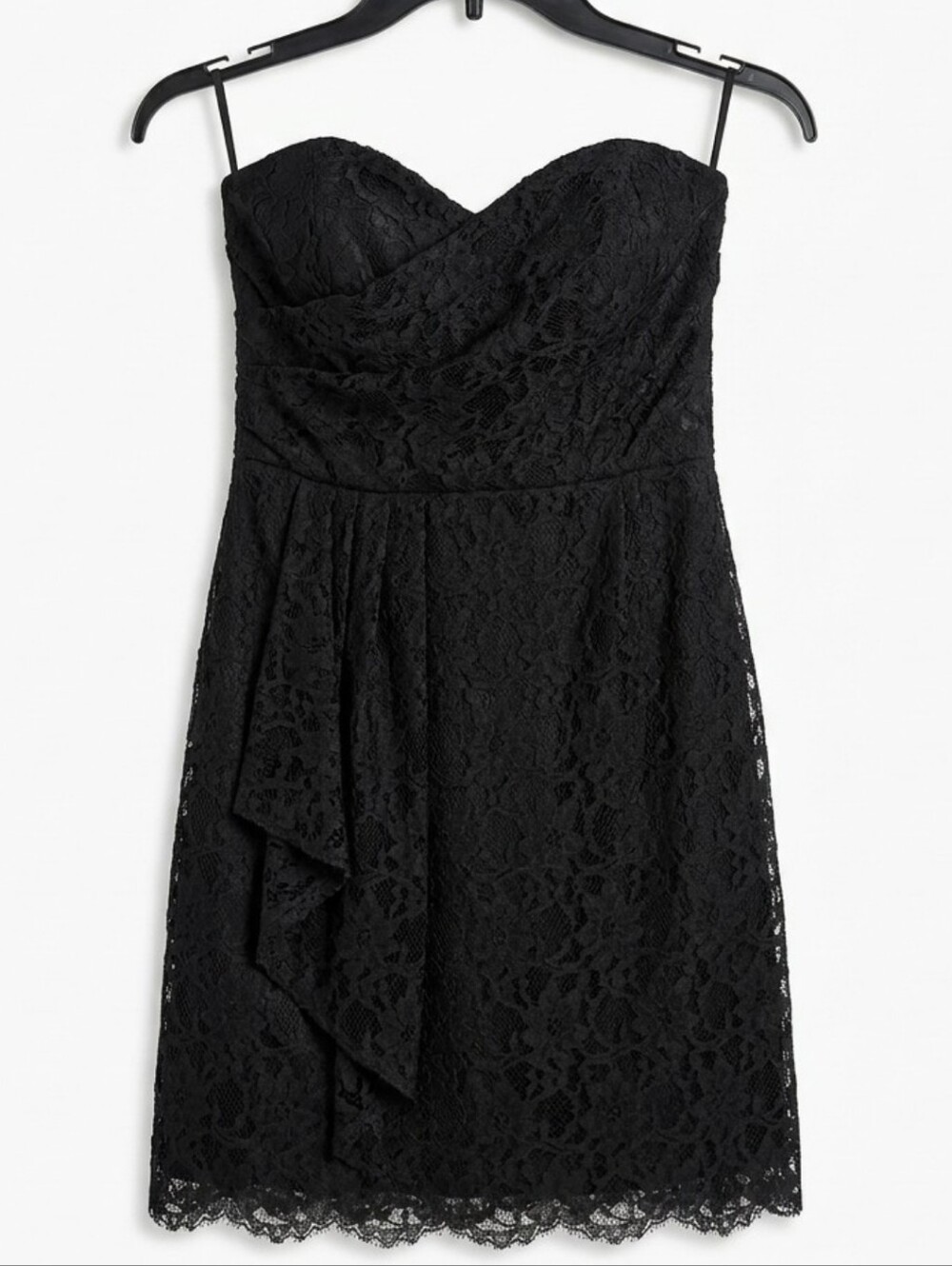 EXPRESS BLACK LACE MINI DRESS